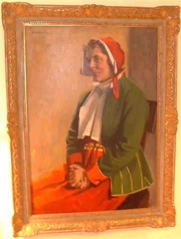 Sam Uhrdin(1886-1964) Woman from Mora in Dalecarlia Sweden